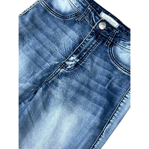 (6 for $25) Almost Famous Crave Fame High Rise Skinny Stone Washed Jegging - 27 - Picture 4 of 5